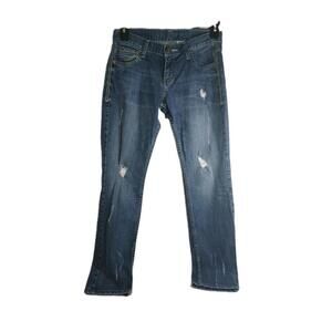 Cruel Rhyron Womens Embroidered  Straight Leg Jeans Distressed 26/1R